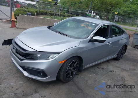 2020 Honda Civic Sport z USA, uszkodzony, nr VIN 2HGFC2F89LH562653